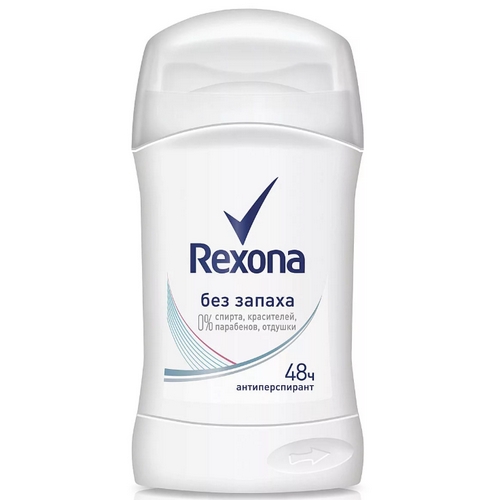 REXONA Дезодорант стик Чистая защита( без запаха) 40мл.