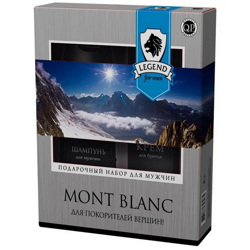 Q.P. Legend Mont blanc (шампунь 250 мл+крем для бритья 100 мл)