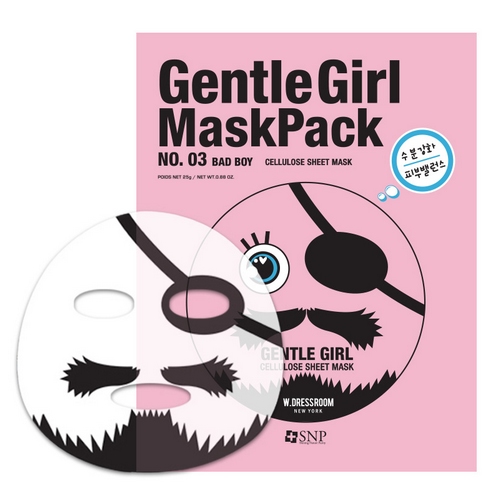 SNP Gentle Girl Bad By Aqua Mask Pack Увлажняющая маска, 25 мл