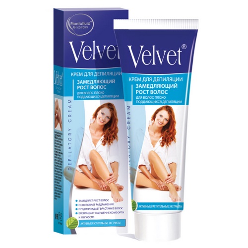 Velvet крем для депиляции замедляющий рост волос Plantafluid AH complex 100 мл