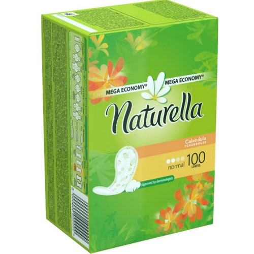 NATURELLA ЖенГигПрокл на каждый день Calendula Tenderness Normal (с ароматом календулы) Quatro100шт